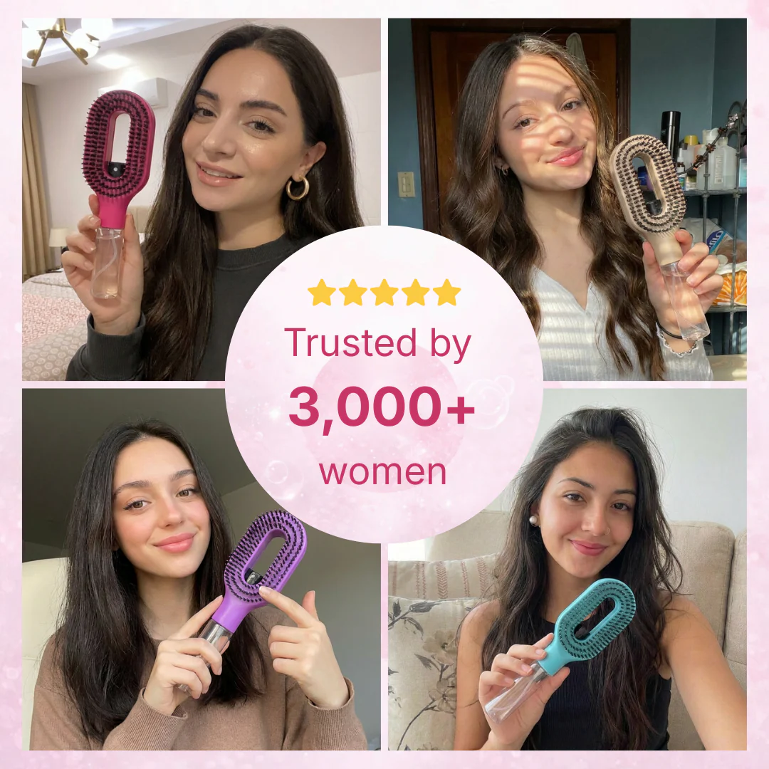 StyraHair™ 2-in-1 Spray Brush