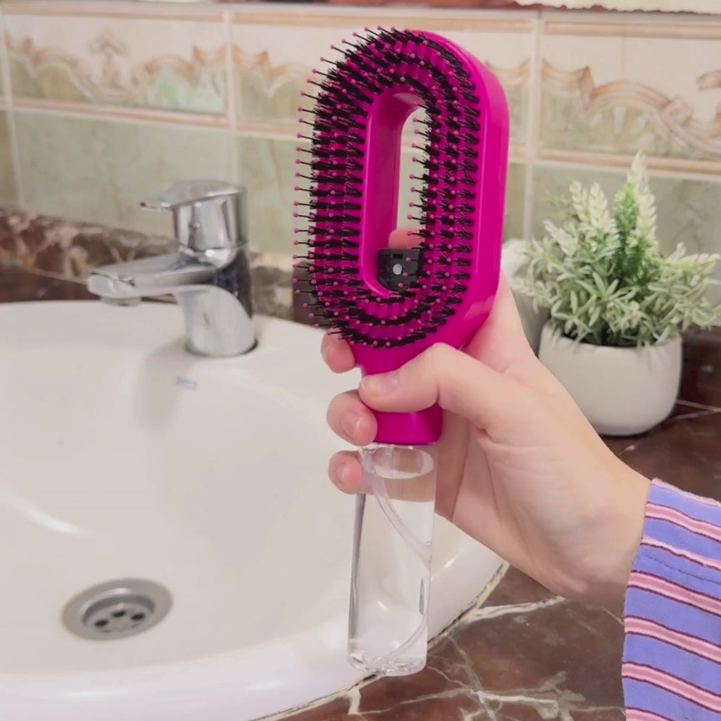 StyraHair™ 2-in-1 Spray Brush
